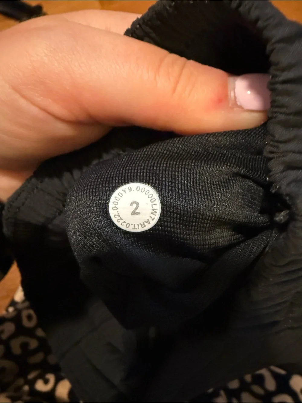 lululemon athletica Black Women's Athletic Shorts with Reflective Trim